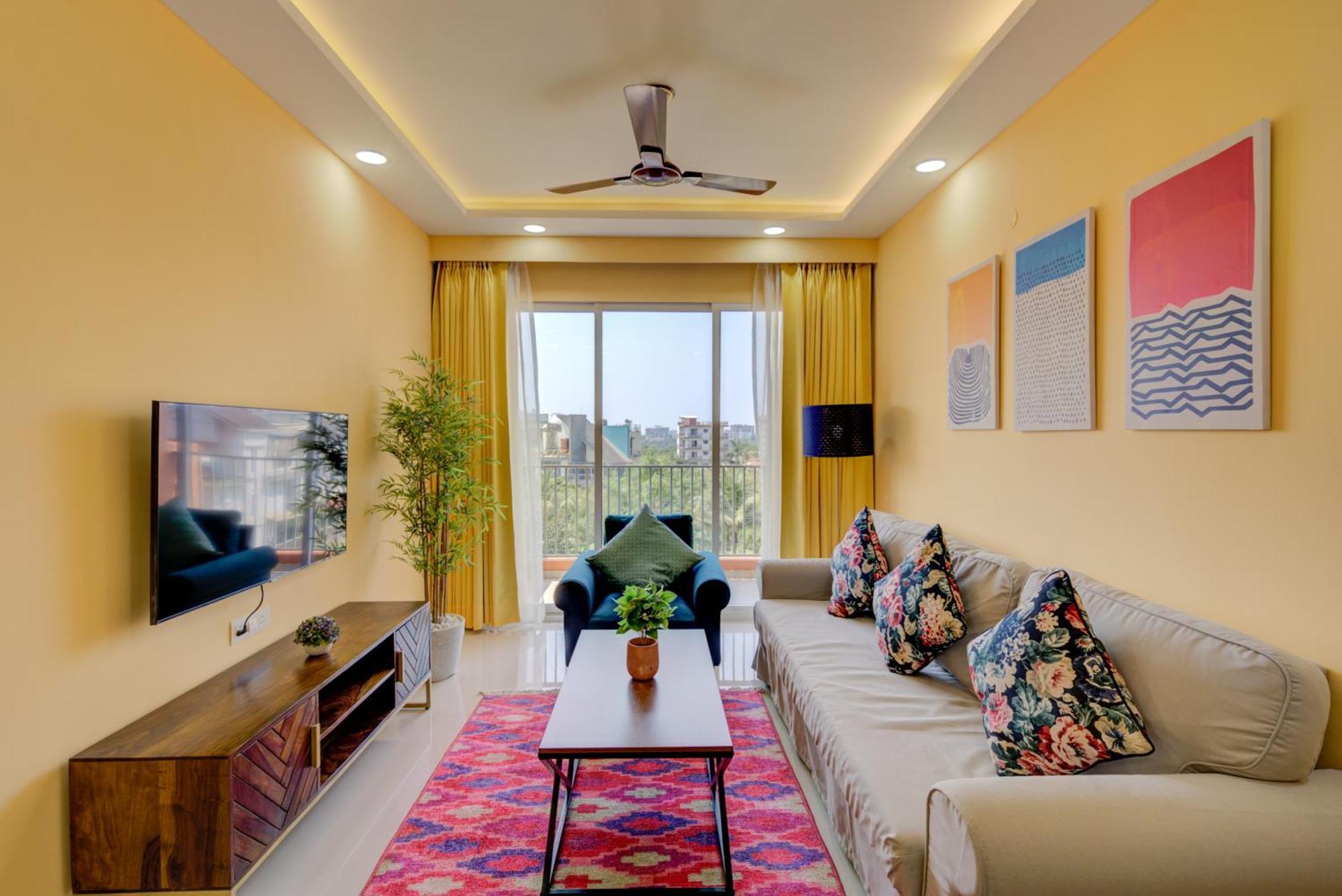 Appartement Luxe 2Bhk 10Min From Goi Airport With Pool Access à Dabolim Extérieur photo
